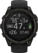Смарт-годинник Garmin Fenix 8 51mm Solar Sapphire Carbon Gray DLC Titanium w. Black/Pebble Gray S. Band (010-02907-10/11/7 - изображение 3