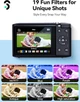 Цифровой фотоаппарат SOOMFON SC1 4K 72MP с 16X зумом, 32GB картой памяти, 2 аккумуляторами, черный - изображение 4