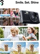 Цифровой фотоаппарат SOOMFON SC1 4K 72MP с 16X зумом, 32GB картой памяти, 2 аккумуляторами, черный - изображение 5
