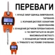Электронные крановые весы Digital Lion MNCS-M 300 кг нержавеющая сталь оранжевые - изображение 6