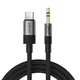 Адаптер-переходник ACEFAST J11 USB-C to 3.5mm Audio Cable 1.2m Grey / Black - изображение 1