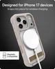 Чохол ZAGG Gear4 Rainier MagSafe KS для Iphone 17 Pro (6.3") Прозорий + Beige протиударний із підставкою - зображення 13