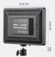 Прямокутна RGB лампа PM-26 відеосвітло для фото та відео + штатив - зображення 5