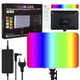 Профессиональная прямоугольная RGB лампа PM-36 видеосвет лампа для фото и видео + штатив 2м. в подарок - изображение 6