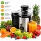 Электрическая соковыжималка Domotec MS-5220 600 Вт с широким загрузочным отверстием 70 мм и двумя режимами скорости - изображение 9
