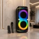 Портативная Bluetooth колонка ZXX 80 Вт 2×8" для караоке с микрофоном TWS FM USB TF аккумулятор Черная (58O8) - изображение 1