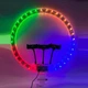 45 см 3D RGB Кольцевая LED светодиодная селфи лампа + штатив в подарок - изображение 8
