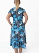 Халат з валаном Blue Triko 60-62 Блакитний 71220881-3 - зображення 3