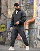 Спортивный мужской костюм Stone Island из вареной плащевки Crash, сетчатая подкладка, анатомический крой, карманы на молнии L - изображение 9
