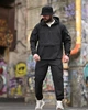 Спортивный костюм-анорак Stone Island из ткани Micro Rip-Stop, анатомический крой, Urban Style Black S - изображение 1