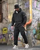 Спортивный костюм-анорак Stone Island из ткани Micro Rip-Stop, анатомический крой, Urban Style Black S - изображение 2