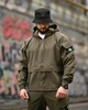 Спортивный костюм-анорак Stone Island из ткани Micro Rip-Stop, анатомический крой, Urban Style Olive S - изображение 4