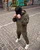 Спортивный костюм-анорак Stone Island из ткани Micro Rip-Stop, анатомический крой, Urban Style Olive S - изображение 9