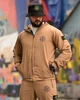 Спортивный костюм Stone Island из плащевки Crash, сетчатая подкладка, легкий, дышащий, анатомический крой, куртка на молнии Coyote XL - изображение 6