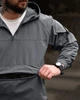 Спортивный костюм-анорак Stone Island из ткани Micro Rip-Stop, анатомический крой, Urban Style Gray S - изображение 4
