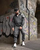 Спортивный костюм-анорак Stone Island из ткани Micro Rip-Stop, анатомический крой, Urban Style Gray S - изображение 8