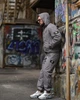 Спортивный костюм Stone Island из вареной плащевки Crash, сетчатая подкладка, легкий, дышащий, анатомический крой Gray L - изображение 6