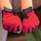Перчатки велосипедные Sporty беспалые детские спортивные Solid Red - изображение 3