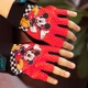 Перчатки велосипедные Sporty беспалые детские спортивные Mouse Red - изображение 2