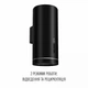 Пристенная кухонная вытяжка Perfelli Design RICCO 35 NERO SILENZIO, черная стильная мощная декоративная вытяжка на кухню, 1300 куб - изображение 5