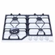 Газовая варочная поверхность для кухни WEILOR GM W 604 WH, белая эмальрованная на 4 конфорки, газ-контроль - изображение 3