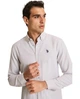 Рубашка мужская приталенная с длинным рукавом U.S. Polo Assn. PU-11949GREY XL серая (8684841251337) - изображение 3