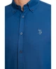 Рубашка мужская приталенная с длинным рукавом U.S. Polo Assn. PU-11949BLUE M синяя (8684841250958) - изображение 6