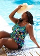 Раздельный купальник Hanna Nikole Tankini Plus Size 60 с воланами Комбинированный (10145) - зображення 3