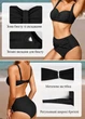 Раздельный купальник FS Vancavoo Women's Bikinis XXL Черный (10128) - зображення 5