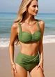 Раздельный купальник FS Vancavoo Women's Bikinis L Оливковый (10130) - зображення 2