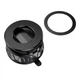 Магнитный автодержатель для телефона BOROFONE BH140 Gloria Vacuum Suction Cup Magnetic Ring Holder Black Metal Gray (Универсальный - изображение 3
