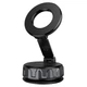 Магнитный автодержатель для телефона BOROFONE BH140 Gloria Vacuum Suction Cup Magnetic Ring Holder Black Metal Gray (Универсальный - изображение 6