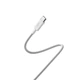 Кабель Type-C to Type-C 6A Xiaomi Braided Fast Charging (2m) плетеный шнур для зарядки, белый - изображение 2