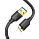 Кабель UGREEN US130 USB 3.0 Type-A - Micro USB 3.0 Type-B 1м Black (UGR-10841) - изображение 2