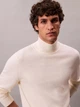 Гольф-водолазка мужская Calvin Klein 4LE309G(Antique White) M Светло-кремовая (196669613641) - изображение 5
