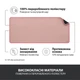 Коврик для мышки Logitech Desk Mat Studio Series Darker Rose (956-000053) - зображення 4