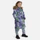Пальто зимнее HUPPA YACARANDA 12030030-34583 фиолетовый с узором 116 см (4741632191778) - изображение 2