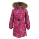 Пальто-пуховик HUPPA YASMINE 12020055-73263 фуксиа с принтом 104 см (4741468561776) - изображение 1