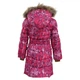 Пальто-пуховик HUPPA YASMINE 12020055-73263 фуксиа с принтом 104 см (4741468561776) - изображение 2