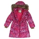 Пальто-пуховик HUPPA YASMINE 12020055-73263 фуксиа с принтом 104 см (4741468561776) - изображение 4