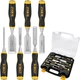 Zestaw dłut DeWalt do drewna 6 mm, 13 mm, 18 mm, 25 mm, 32 mm, 38 mm (DWHT16852-9) - obraz 2