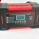 Зарядний пристрій для автомобільних акумуляторів 12V, портативна інтелектуальна зарядка для свинцево-кислотних акумуляторів Wet, MF, Gel, AGM з режимом Pulse Repair, для авто, мото та вантажних батарей, BC-006-Red - зображення 10