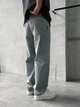 Мужские джинсы Difransel Baggy 36 светло-голубые потертые - изображение 4