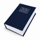 Декоративная книга-сейф BookSafe с ключевым замком для хранения документов 180×115×55 мм Темно-синий - изображение 6