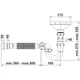Сифон Kronoplast 1 1/2"*40 прямоточный с разрывом потока с гофротрубой 40×40/50 мм SU19810043 - изображение 4