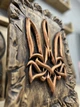 Декоративне панно з ясена «Тризуб» 26×37 см, ручна робота - изображение 3