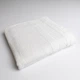 Набор банных махровых полотенец с велюровым бордюром 3шт GM Textile 50х70см, 50х90см, 70х140см (Белый) - изображение 2