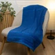 Полотенце банное махровое с велюровым бордюром GM Textile 100х150см 500г/м2 (Синий) - изображение 4
