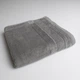 Полотенце банное махровое с велюровым бордюром GM Textile 100х150см 500г/м2 (Серый) - изображение 1
