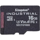 Карта пам'яті microSDHC (UHS-1 U3) Kingston Industrial 16Gb class 10 V30 А1 (adapter SD) - изображение 1